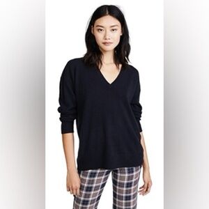 Equipment Black Cashmere V Neck Sweater XS